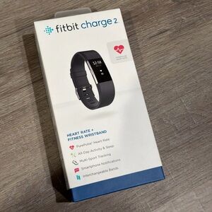 Fitbit Charge 2 Fitness Tracker Used Once Watch Smartwatch Wristwatch In Box